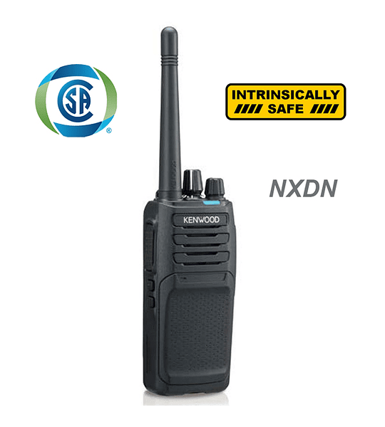 Kenwood NX-1300 DK ISCK Radio portátil UHF Alto 450-520MHz Intrínseco digital DMR y analógico sin pantalla programable