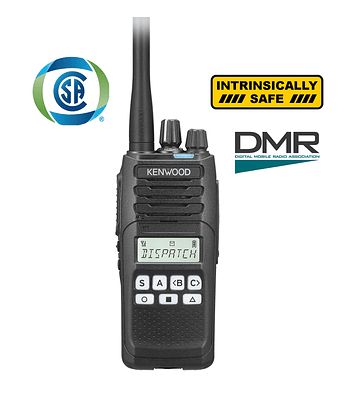 Kenwood NX-1300 DK2 ISCK  Radio portátil UHF 450-520MHz Intrínseco con pantalla digital DMR y analógico programable
