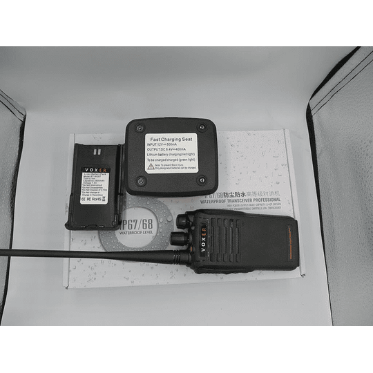 Wings IP67 Radio de dos vías programable Waterproof Robusto Semi Profesional UHF 400-480MHz