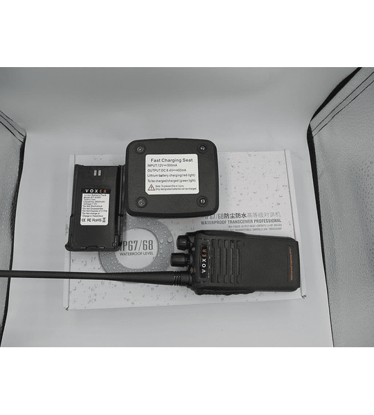 Wings IP67 Radio de dos vías programable Waterproof Robusto Semi Profesional UHF 400-480MHz
