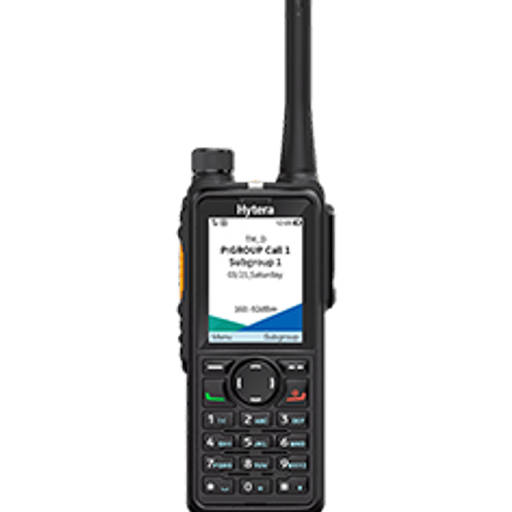 Hytera HP786 VHF 136-174 Mhz 1024CH DMR Tier II 5W Radio Portátil de dos vías con GPS, Bluetooth, Mandown, Display ambar 7