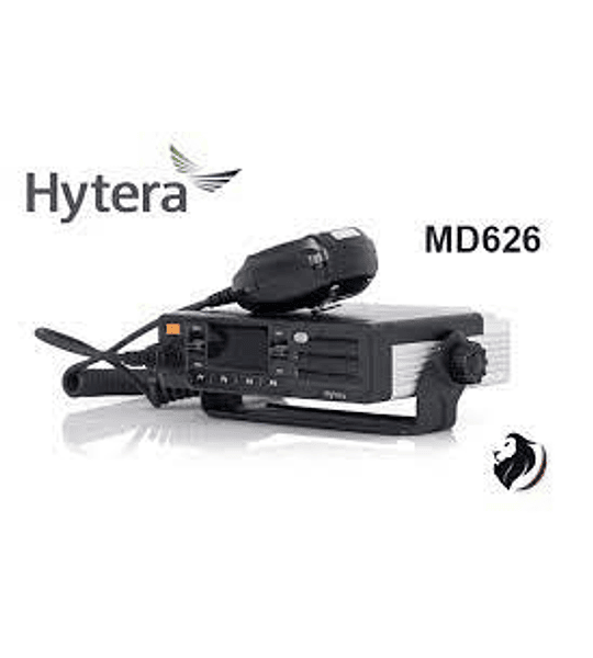 Hytera MD626 Móvil DMR Tier II y convencional móvil de dos vías  para empresas VHF 136-174MHz 25W programable