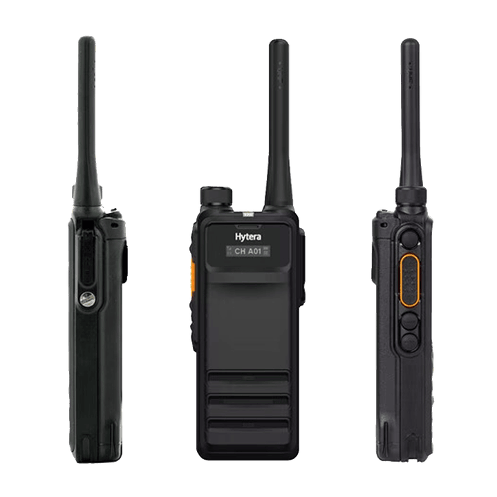 Hytera HP706 UHF3-1 350-470 MHz DMR Tier II Radio con Man down, GPS, Bluetooth, sin pantalla 1