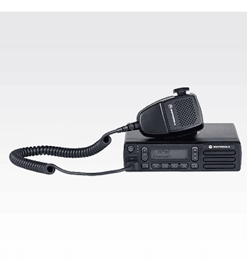 Motorola DEM™400 Mototrbo™ Radio Móvil original analógico VHF 136-174 MHz de dos vías de 64 canales 45 Watts (pantalla alfanumérica) Simplemente más eficiencia