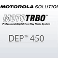 Motorola DEP™450 MOTOTRBO™ Radio portátil de dos vías de 32 canales VHF 136-174 Mhz (analógico) Comunicaciones de voz simples Escalable a digital.