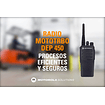 Motorola DEP™450 MOTOTRBO™ original Radio portátil de dos vías de 32 canales  UHF 450-527 Mhz (analógico) Comunicaciones de voz simples Escalable a digital