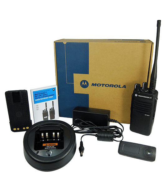 Motorola DEP™ 550e MOTOTRBO™ DMR Radio de dos vías original VHF 136-174 MHz 16 canales 5 Watt