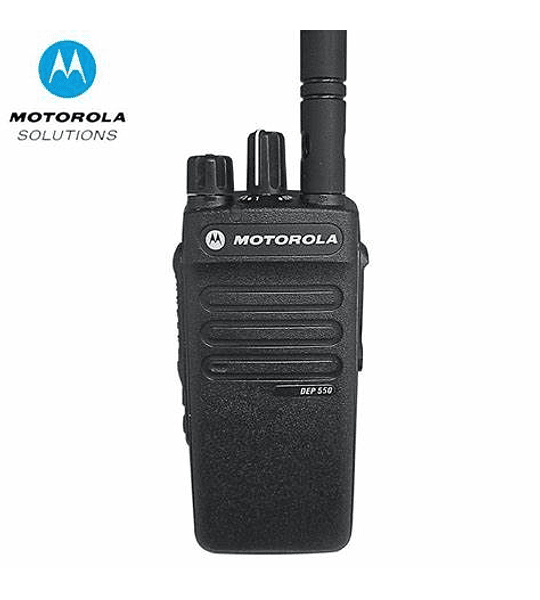 Motorola DEP™ 550e MOTOTRBO™ DMR Radio de dos vías original UHF 450-527 MHz 16 canales 4 Watt Intrínseco TIA Hazloc