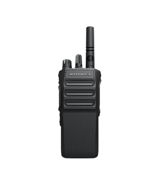 Motorola MOTOTRBO™ R7 Radio digital portable de dos vías original VHF 136-174 Mhz 4 W 64 canales Capable TIA Hazloc Intrínseco sin pantalla