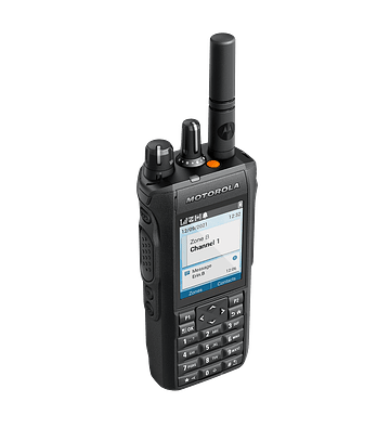 Radio portátil digital Motorola R7 64 Ch 4 watts UHF 400-527MHz NKP Habilitado original