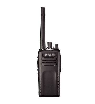 Kenwood NX-3320 K Radio portátil análogo + digital DMR o NXDN sin pantalla. Rango 400-520MHz, 64 Canales, GPS, Bluetooth, IP67, conector de audio de 2 Pines