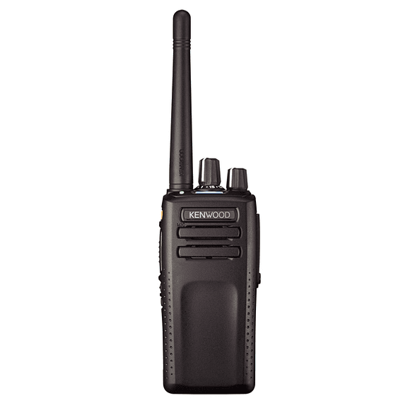 Kenwood NX-3320 K Radio portátil análogo + digital DMR o NXDN sin pantalla. Rango 400-520MHz, 64 Canales, GPS, Bluetooth, IP67, conector de audio de 2 Pines
