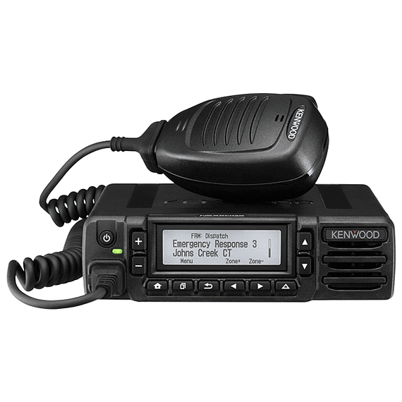 Kenwood NX-3720 HGK Transceptor móvil VHF 136-174 MHz, 512 Canales, 50 W de potencia, digital modos NXDN-DMR-Análogo, GPS, Bluetooth, Cancelación de ruido