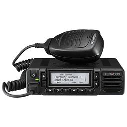 Kenwood NX-3820HGK Radio móvil UHF 450-520MHz, 512 Canales, 45W, NXDN-DMR-Análogo, GPS, Bluetooth, Cancelación de ruido. Incluye micrófono, brackets de montaje y cables de alimentación