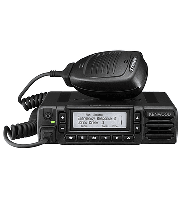 Kenwood NX-3820 HGK Radio móvil UHF 450-520MHz, 512 Canales, 45W, NXDN-DMR-Análogo, GPS, Bluetooth, Cancelación de ruido. Incluye micrófono, brackets de montaje y cables de alimentación