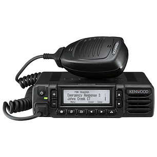 Kenwood NX-3820HGK UHF 450-520MHz 512CH Digital NXDN-DMR-Análo 45W Radio móvil GPS, Bluetooth, cancelación de ruido. Incluye micrófono, brackets de montaje y cables de alimentación