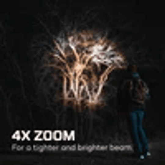NEBO NEWTON™ 500 LÚMENES linterna portátil con 4 modos de luz, 3 baterías AAA.