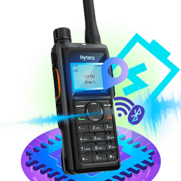 Hytera HP786 UHF3-1 350-470 MHz 1024CH DMR Tier II 4W Radio digital display ámbar y Man Down Precio con iva incluido 9