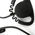 ¡OFERTA! Auricular con micrófono en forma de PTT D en línea para equipos Motorola o Hytera