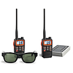 Standard Horizon HX-40 Radio de dos vías portátil marino impermeable ultra compacto de 6 W