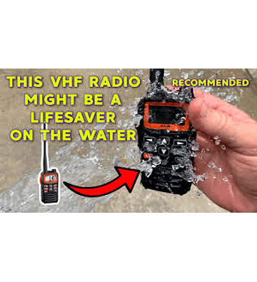 Radio de dos vías portátil marino impermeable ultra compacto de 6 W
