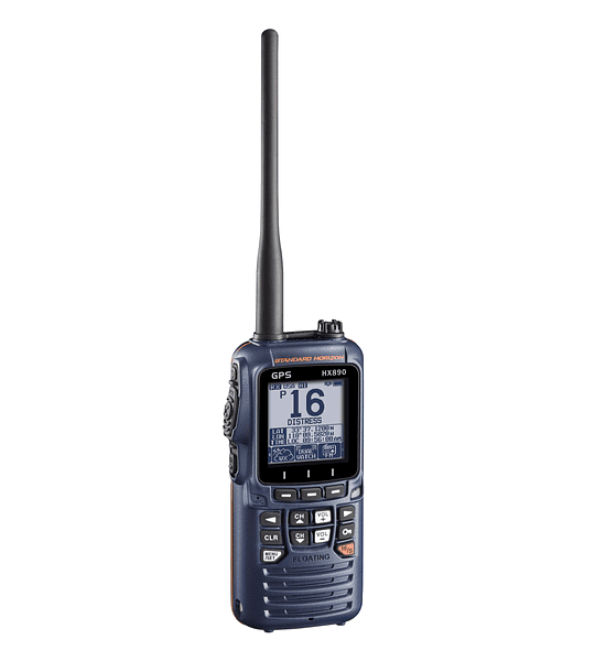 ¡Nuevo! Radio de dos vías Standard Horizon HX-890 - VHF/GPS portátil flotante DSC Clase H de 6 vatios