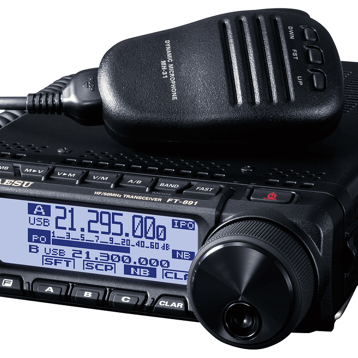Yaesu FT-891 HF/50MHz 100W Compacto, liviano y con panel desmontable ¡Explora el Universo de la Radioafición! Precio con iva incluido 1