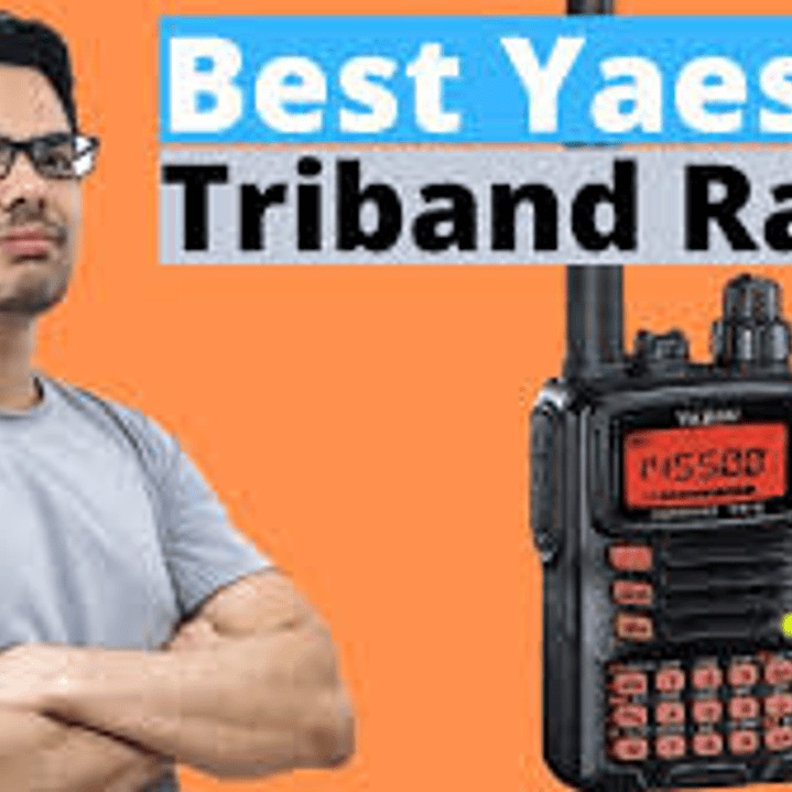 Yaesu VX-6R 144/222/430 MHz 5W Radio dual band VHF UHF IPX7 