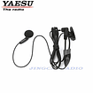 Yaesu SSM-57A Micrófono de auricular de un solo pin en forma de L para FT-2DR FT-5DR FT-70DR