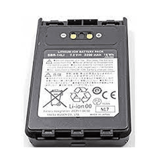 Yaesu SBR14LI batería original 2200 mAh Li-Ion compatible FT-2DR FT-5DR