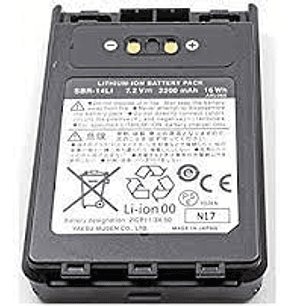 Yaesu SBR-14LI batería original 2200 mAh Li-Ion compatible FT-2DR FT-5DR