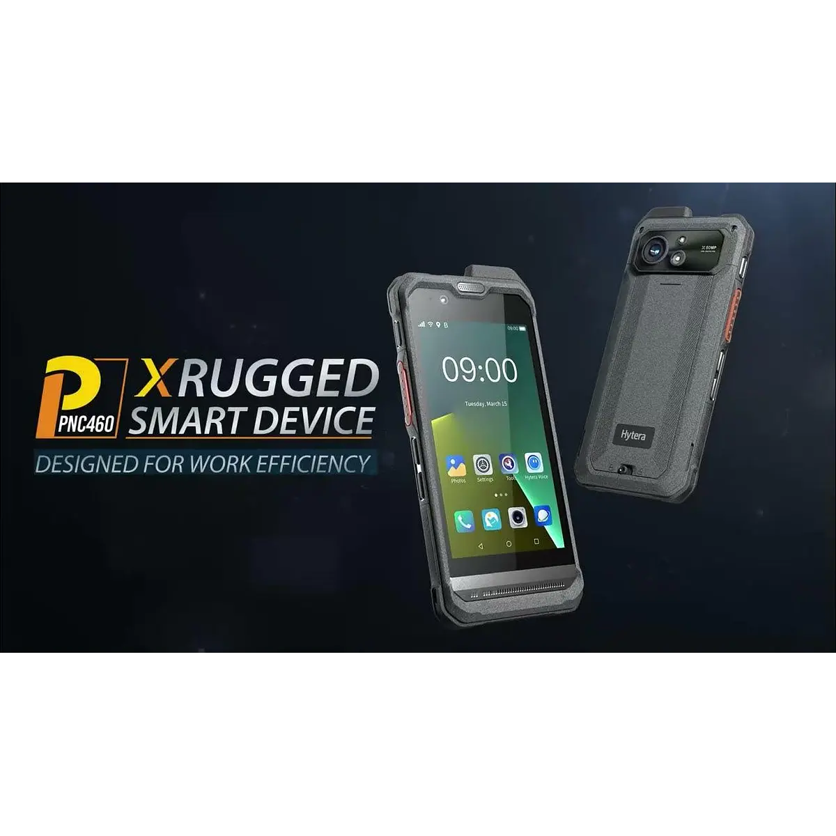Smartphone PNC460 XRugged y Radio PoC Inteligente Android 12