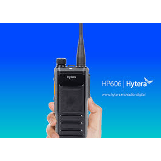 Hytera HP606 UHF1-2 400-520Mhz 1024CH DMR Tier II 4W Radio de dos vías portátil DMR y Análogo, sin GPS, sin Bluetooth con mandown. Display ambar ¡Oferta Abril hasta agotar stock! 