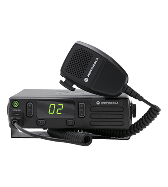 Radio móvil digital Motorola DEM300 original 16 Ch 45 Watts VHF 136-174 Mhz