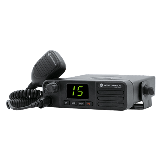 Motorola DGM™5000e MOTOTRBO™ UHF 450-570 Mhz 32CH DMR 40W Radio móvil con conexión total 