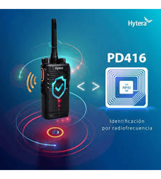 ¡OFERTA El rey de los campos abiertos hasta agotar stock! Hytera PD416 Radio DMR Tier II y análogo de dos vías con lector RFID integrado VHF 136-174MHz programable