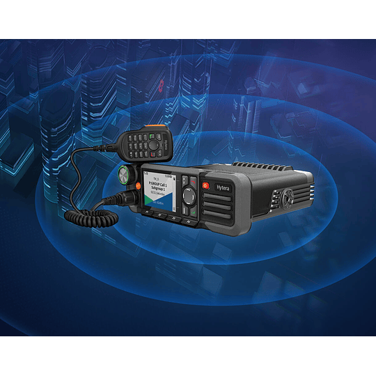 Hytera HM786HP UHF 350~470MHz 1024CH AMBE+2 45W Radio móvil de dos vías digital GPS BT MX 5/50-1/45W AMBE+2 SM16A1 (RoHS) (REACH)
