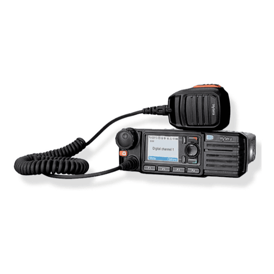 Hytera HM786 VHF 136~174 MHz 1024CH DMR Tier II AMBE+2  5/25W Radio móvil con GPS BT incluye micrófono parlante remoto  SM16A1 (RoHS) (REACH)