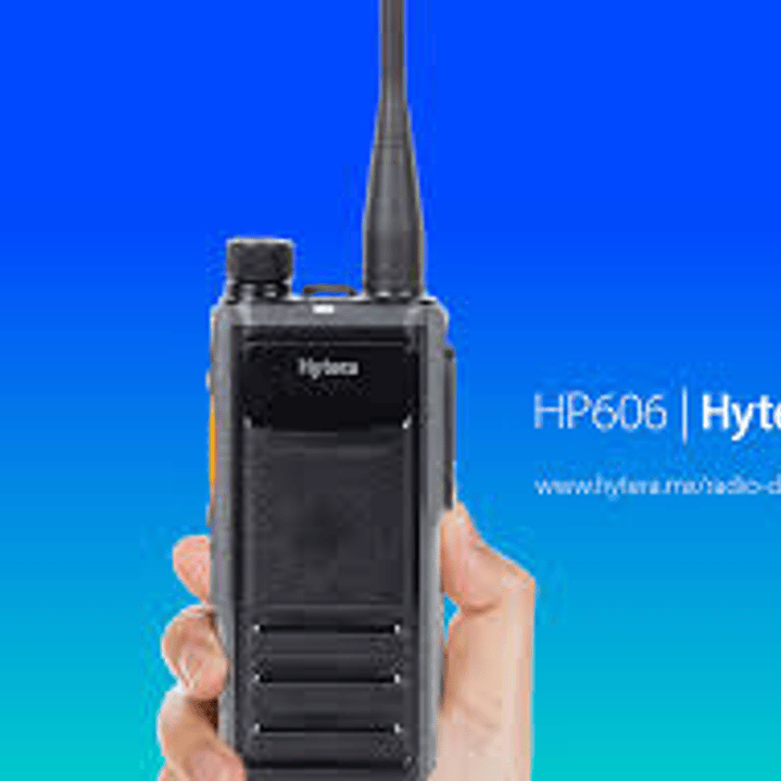 Hytera HP606 UHF1-2 400-527 MHz 1024CH DMR Tier II 4W Radio digital y análogo con GPS, Bluetooth, Man down  3