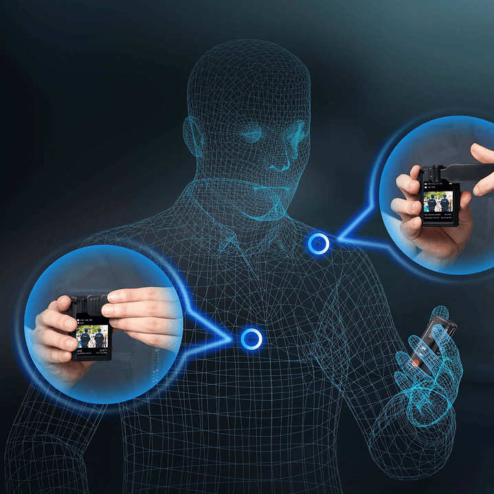 Hytera GC550 Bodycam 64GB 150° AES256 USB Tipo C IP67 9hr trabajo continuo  CUMPLE Ley 21659 Seguridad Privada Precio con iva incluido 6