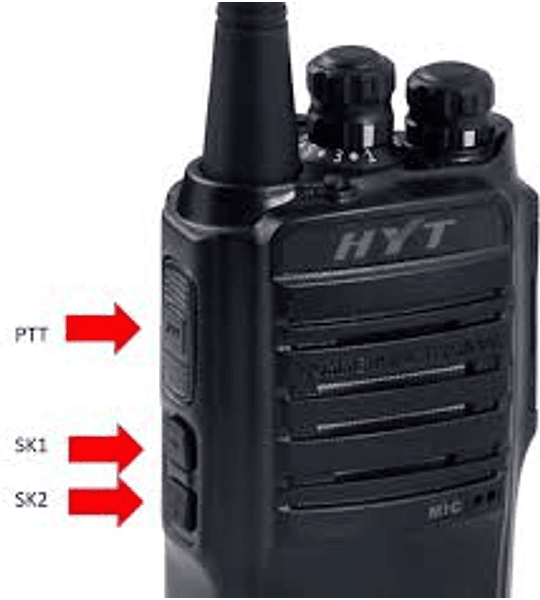 HYT TC508 Radio Analógico de Dos Vías VHF 136-174 MHz 1650mAh BL1719 Not Sure Euro Standard PS1018 1A CH10L19 Charger,Strap,Belt Clip,Documentation Kit