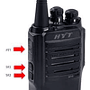 HYT TC508 Radio Analógico de Dos Vías UHF 400-470 MHz 1650mAh BL1719 Not Sure Euro Standard PS1018 1A CH10L19 Charger,Strap,Belt Clip,Documentation Kit- COPIAR