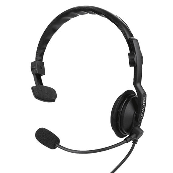 KHS-7 Headset simple original Kenwood con micrófono tipo boom.