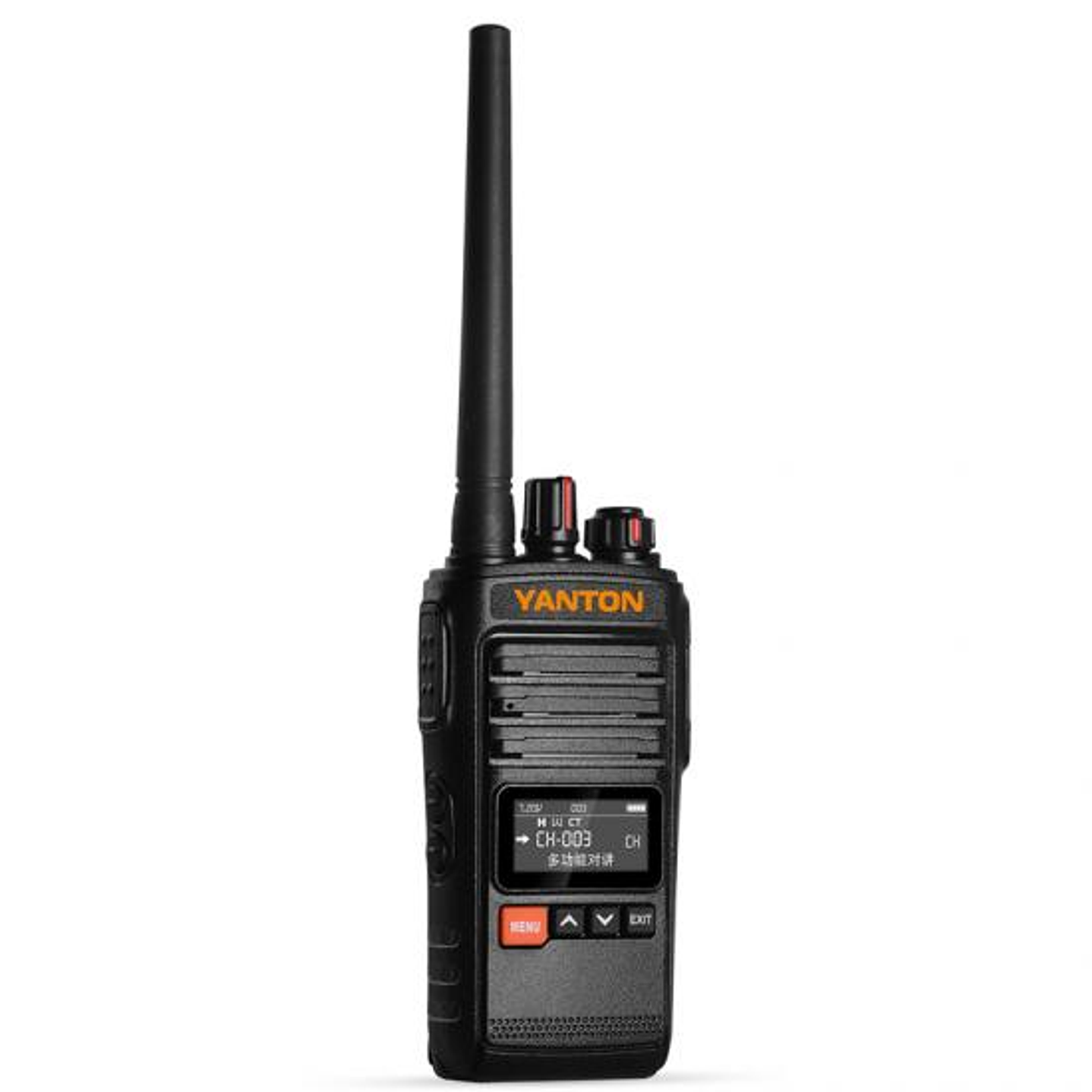 Yanton T-380 VHF 136-174 MHz 16CH Análogo 5W Radio FM portátil inalámbrica Bluetooth de 5 vatios 3