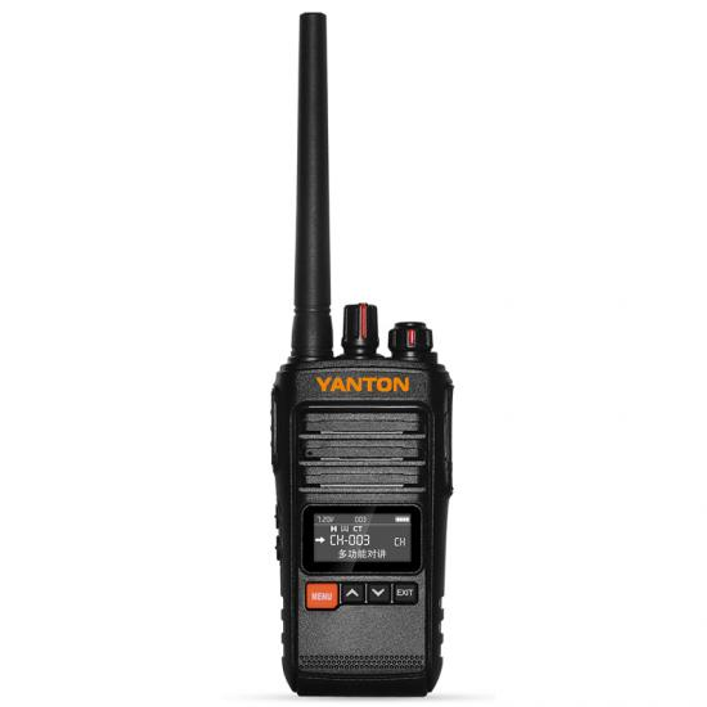 Yanton T-380 VHF 136-174 MHz 16CH Análogo 5W Radio FM portátil inalámbrica Bluetooth de 5 vatios 7