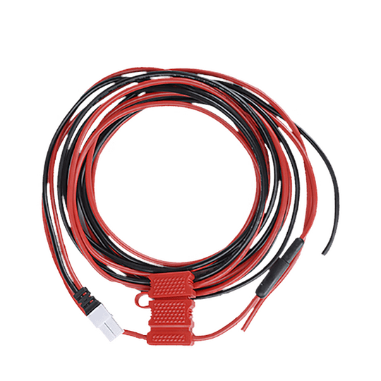 Hytera PWC12 Cable de alimentación CC (5 m, 15 A) Cable de alimentación CC, 5 metros, 15 A, para radios móviles para MD785i MD625 MD615 HM785 MT680 Plus