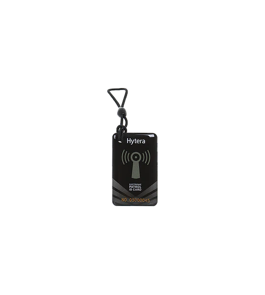 Hytera POA72 Patrol ID Card Wear by patrol person and interw