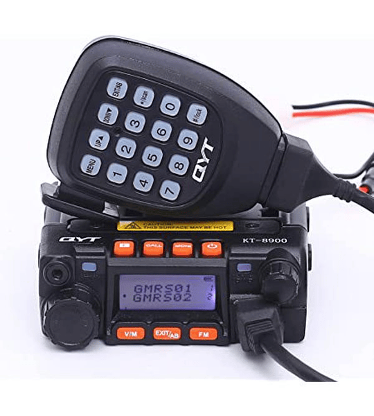 Radio base/ movil QYT KT8900 Dual band UHF 400-480 Mhz VHF 136-174 Mhz 25W