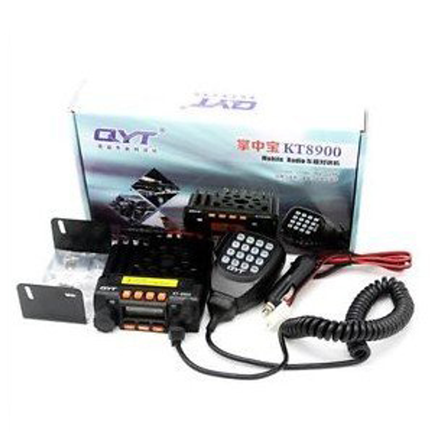  QYT KT8900 UHF 400-480/VHF 136-174 Mhz 200CH Analogico 25W Radio base movil Dual band 5