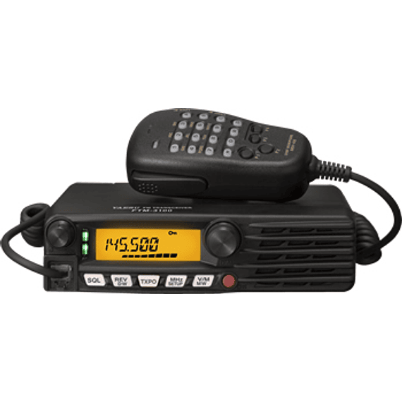 Yaesu FTM-3100R es una radio móvil VHF-FM compacta y de construcción robusta, que proporciona una alta potencia de salida de hasta 65 vatios 